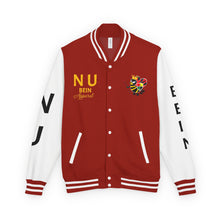 Load image into Gallery viewer, Red NUBEIN Letterman Jacket