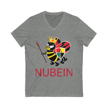 Load image into Gallery viewer, NUBEIN Black V-Neck Tee