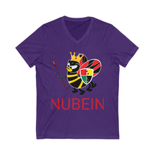 Load image into Gallery viewer, NUBEIN Black V-Neck Tee
