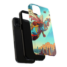 Load image into Gallery viewer, Superhero Bee Guardian Phone Case - Tough &amp; Stylish Design
