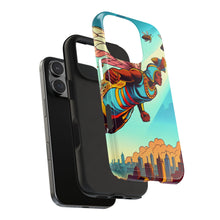 Load image into Gallery viewer, Superhero Bee Guardian Phone Case - Tough &amp; Stylish Design
