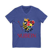 Load image into Gallery viewer, NUBEIN Black V-Neck Tee
