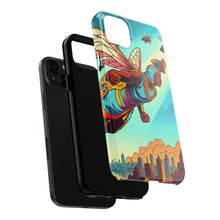 Load image into Gallery viewer, Superhero Bee Guardian Phone Case - Tough &amp; Stylish Design
