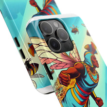 Load image into Gallery viewer, Superhero Bee Guardian Phone Case - Tough &amp; Stylish Design
