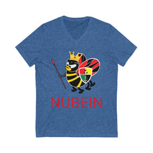 Load image into Gallery viewer, NUBEIN Black V-Neck Tee

